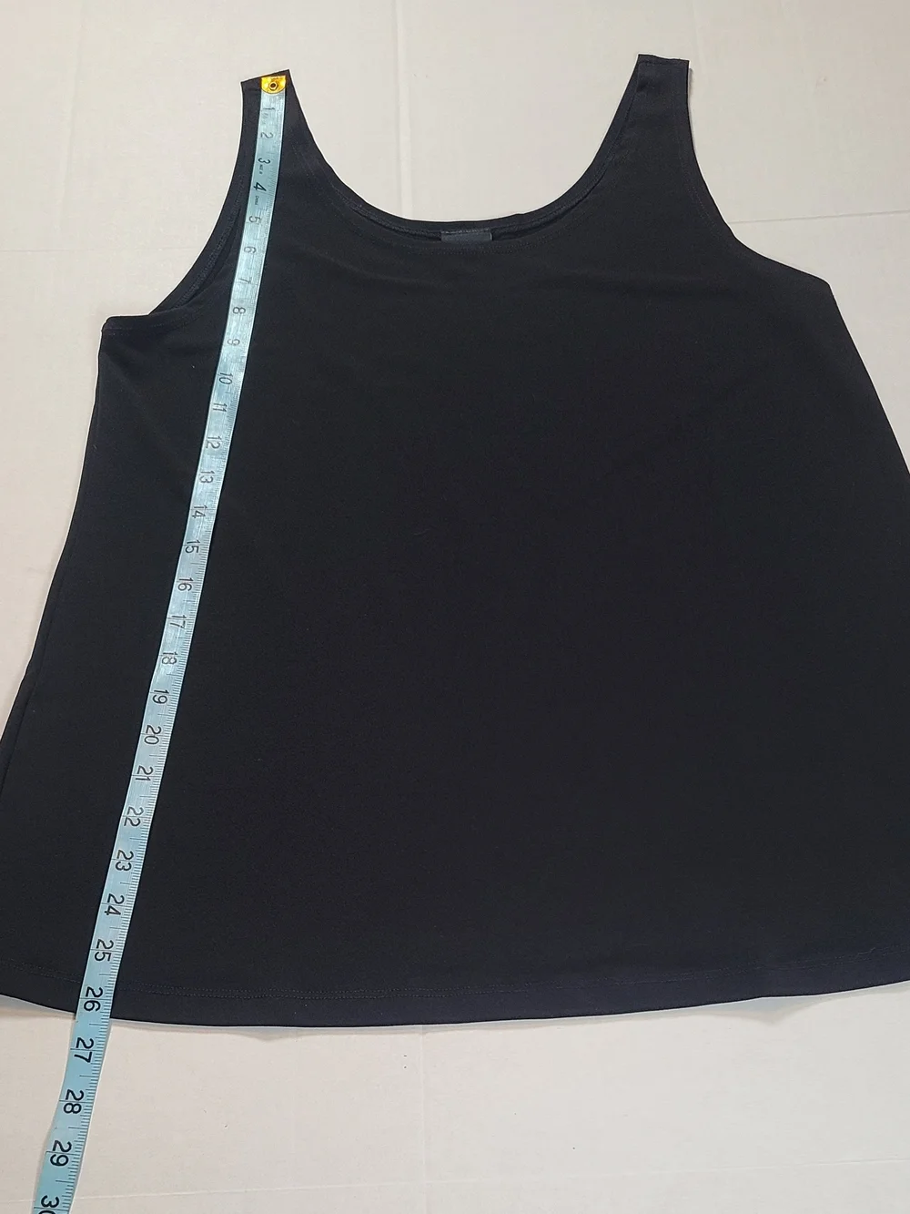 Lisa Bayne Medium Stylish Classic Black Women's Scoop Tank Top